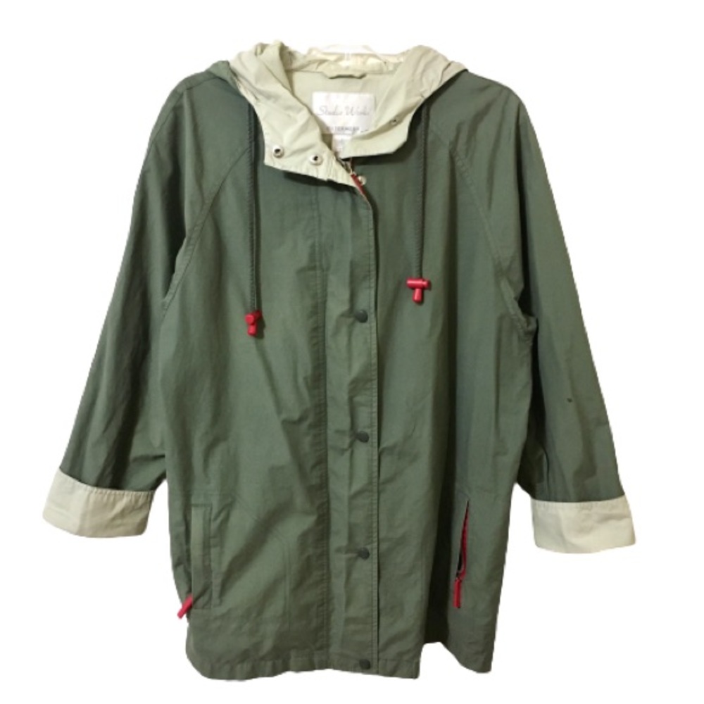 Studio Works Outerwear Jacket - Green/Tan - Medium